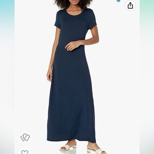 NWT XXL Amazon Essentials Women's Short-Sleeve Maxi Dress